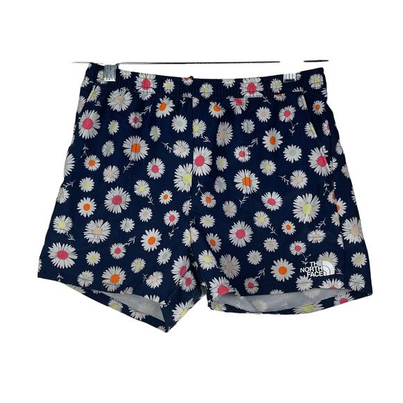 The North Face Girls Swim Shorts Size Large Floral Print	GZ141 - Picture 1 of 6